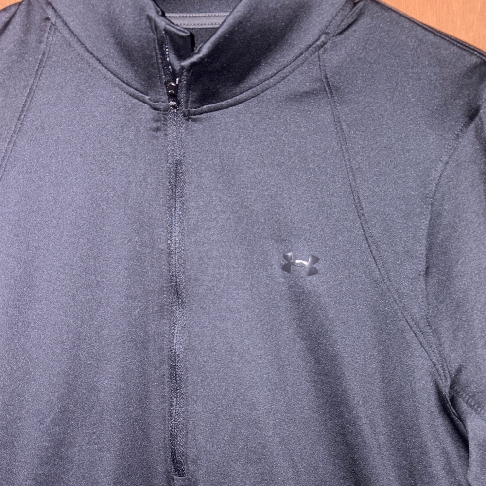 Under Armour Black Performance Fitted Pullover Xl… - image 2